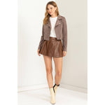 Blaze Faux Suede Jacket