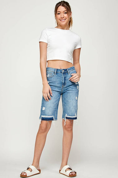 The Brooklynn Two-Tone Bermuda Short