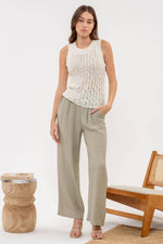 Beliz Crochet Round Knit Top