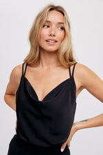 Empress Silk Cowl Neck Cami
