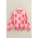 Hollis Checkered Knit Sweater