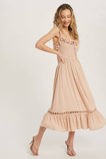 Blush Breeze Mini Frill Dress