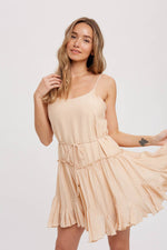 Meadow Swing Cami Dress (Rose colour)