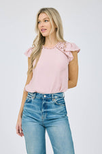 Juliet Lace Panel Top