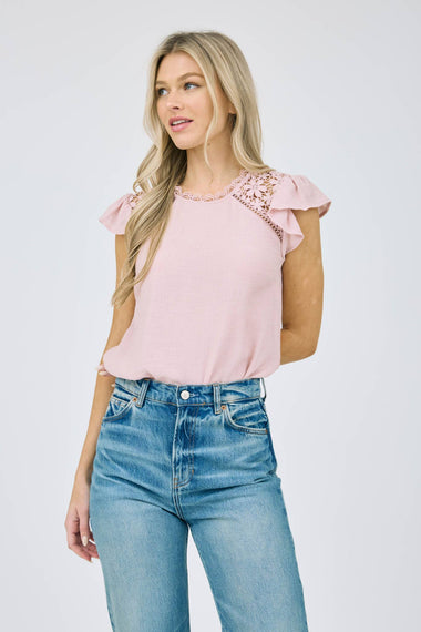 Juliet Lace Panel Top