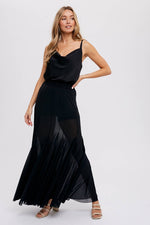 Empress Silk Cowl Neck Cami