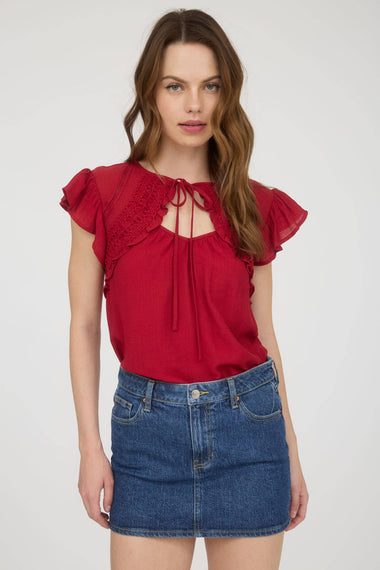Rosalie Keyhole Tie Top