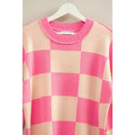 Hollis Checkered Knit Sweater