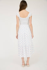 Elara Bow Midi Dress