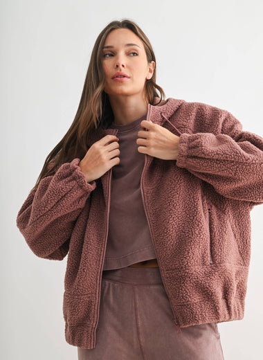 Alpine Fleece Zip Up Hoodie