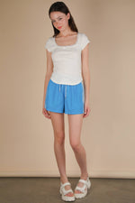 Lovelace Ribbed Knit Top