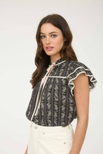 Marigold Drift Tie Top