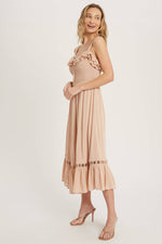 Blush Breeze Mini Frill Dress