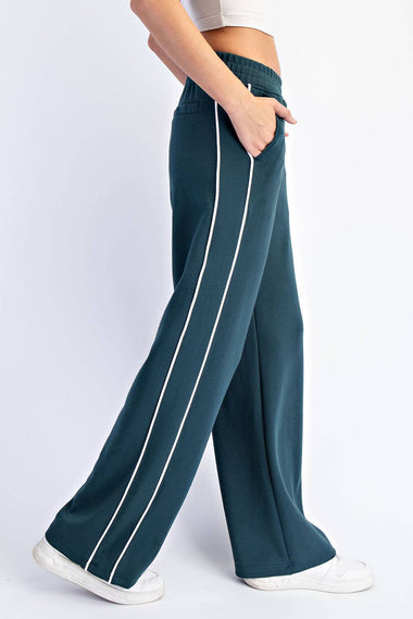 Double Take Modal Scuba Straight-Leg Pants