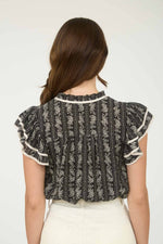 Marigold Drift Tie Top