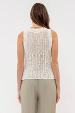 Beliz Crochet Round Knit Top