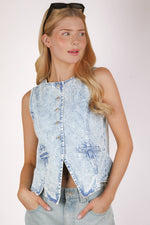 The Edge Acid Wash Vest