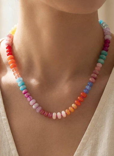 Ocean Light Beaded Necklace