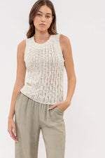 Beliz Crochet Round Knit Top