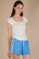 Lovelace Ribbed Knit Top