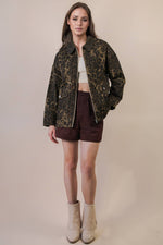 Lennox Cheetah Barn Jacket