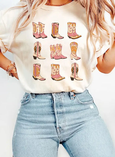 Western Boots Tee