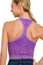 Fierce High Neck Built-in Bra Top