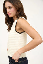 The Coastline Crochet Sweater Top