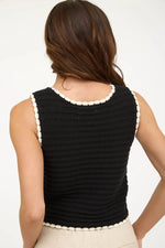 The Coastline Crochet Sweater Top