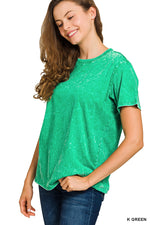 Wild Daze Mineral Washed Tee