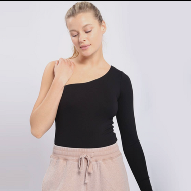 Cold Shoulder Long Sleeve Bodysuit