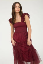 Dahlia Dot Midi Dress