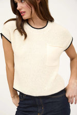 The Downtown Contrast Sweater Tee