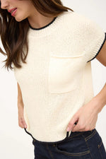 The Downtown Contrast Sweater Tee