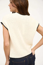 The Downtown Contrast Sweater Tee