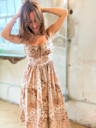 Harvest Corset Tie Dress