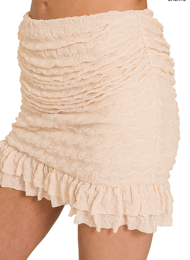 Afterglow Ruched Skort
