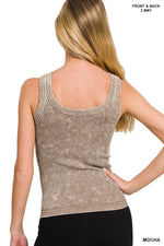 Two-Way Soft-Luxe Ribbed Full Length Tank