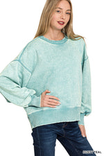 Echo Acid Wash Pullover Crewneck