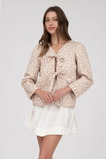 Oxford Floral Tie Jacket