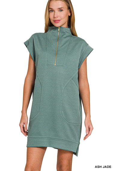 The Avalon Textured Mini Dress