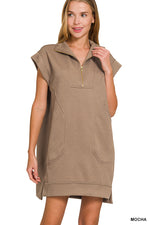 The Avalon Textured Mini Dress