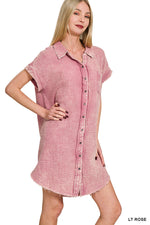 The Breezy Days Shirt Dress