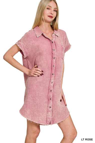 The Breezy Days Shirt Dress