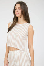 The Seabreeze Tie-Back Top