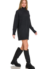 Timeless Turtleneck Sweater Dress