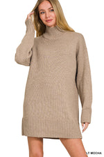 Timeless Turtleneck Sweater Dress