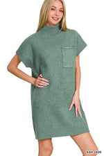 Unstoppable Ribbed Knit Sweater Dress