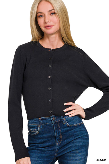 Sunday Muse Button-Up Cardigan