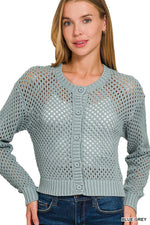 Woven Bloom Cardigan